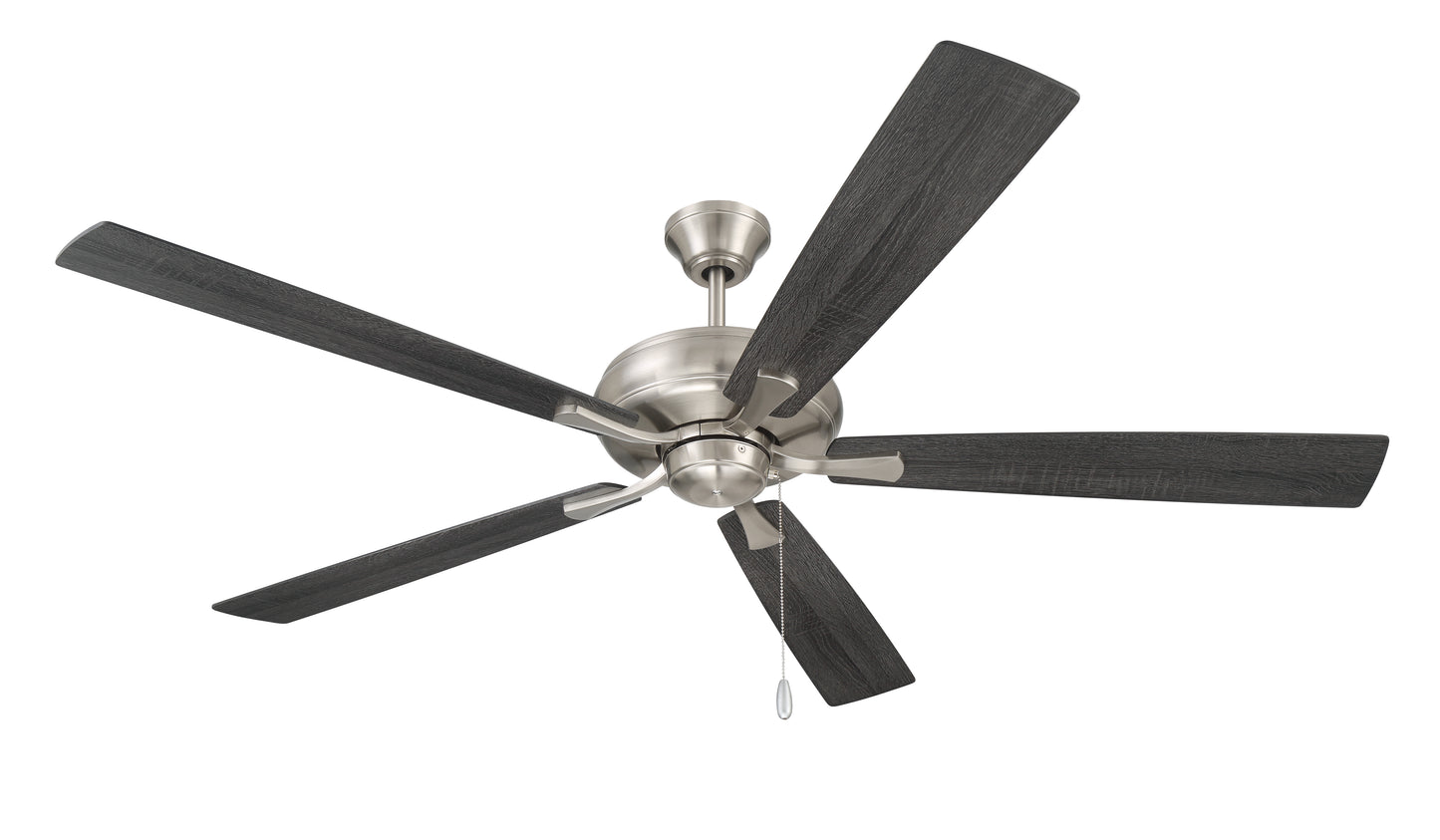 ECF60BNK5-BNGW - Eos 60" 5-blade ceiling fan with no light kit 60" 5 Blade Ceiling Fan with Light Kit - Brushed Nickel