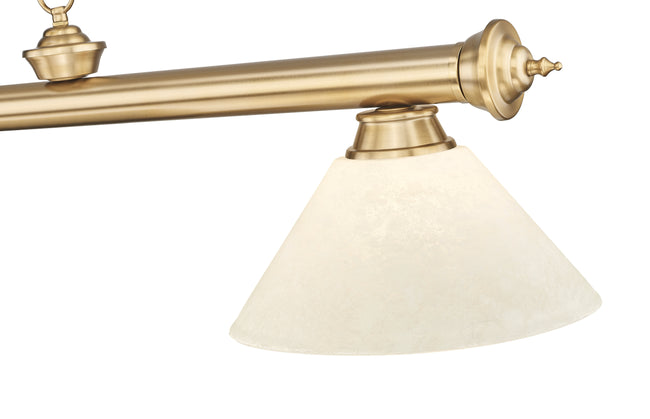 2306-4HBR-AGM14 - Cordon 4 Light 81" Billiard - Heritage Brass