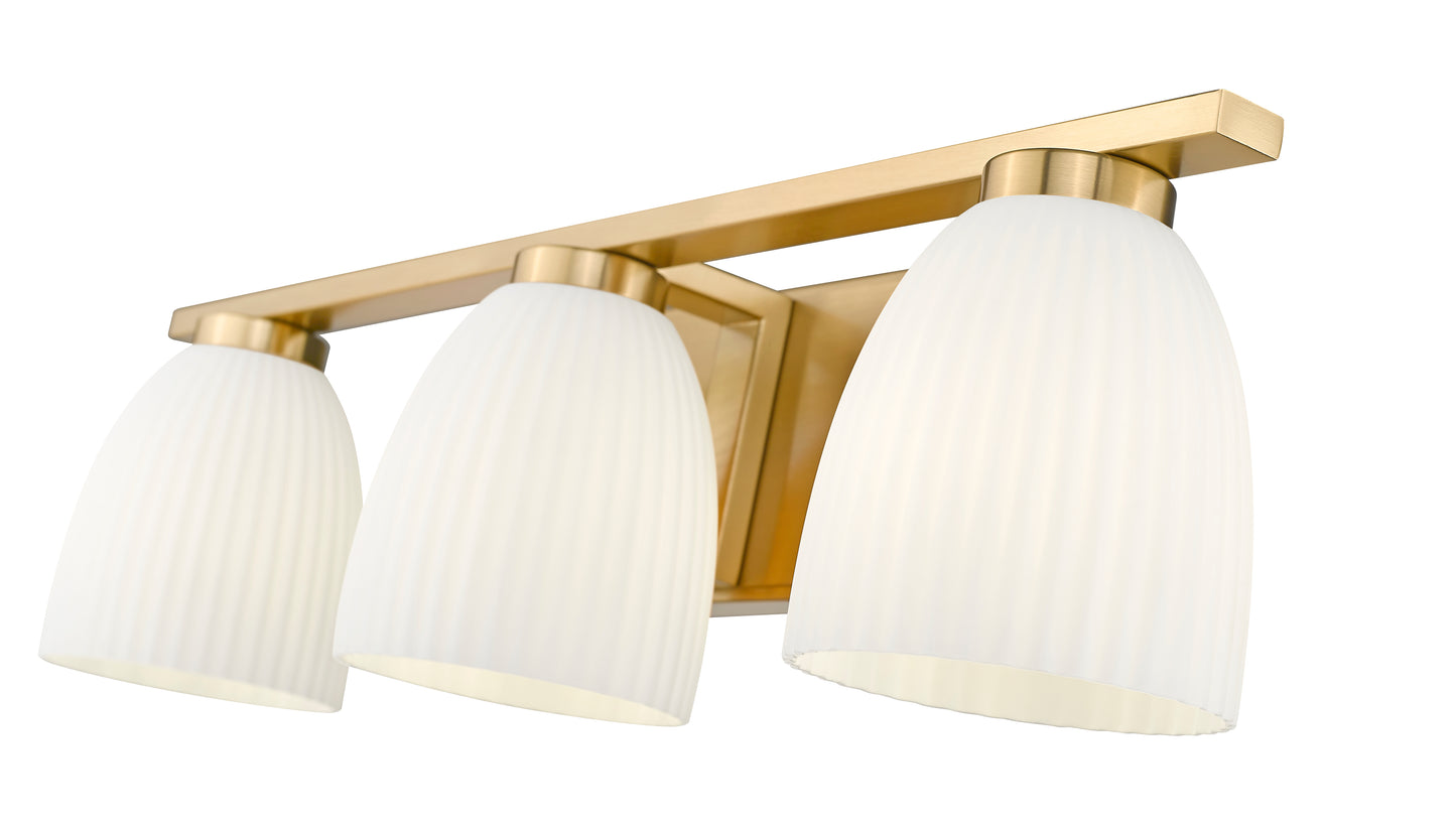 7518-3V-MGLD - Naya 3 Light 24" Vanity - Modern Gold