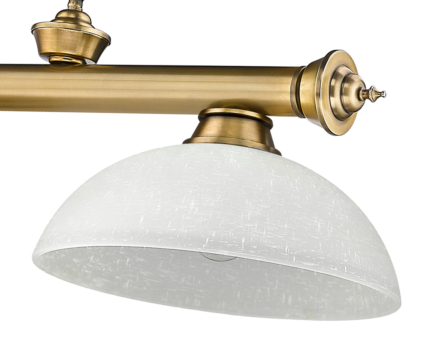2306-3RB-DWL14 - Cordon 3 Light 57" Billiard - Rubbed Brass