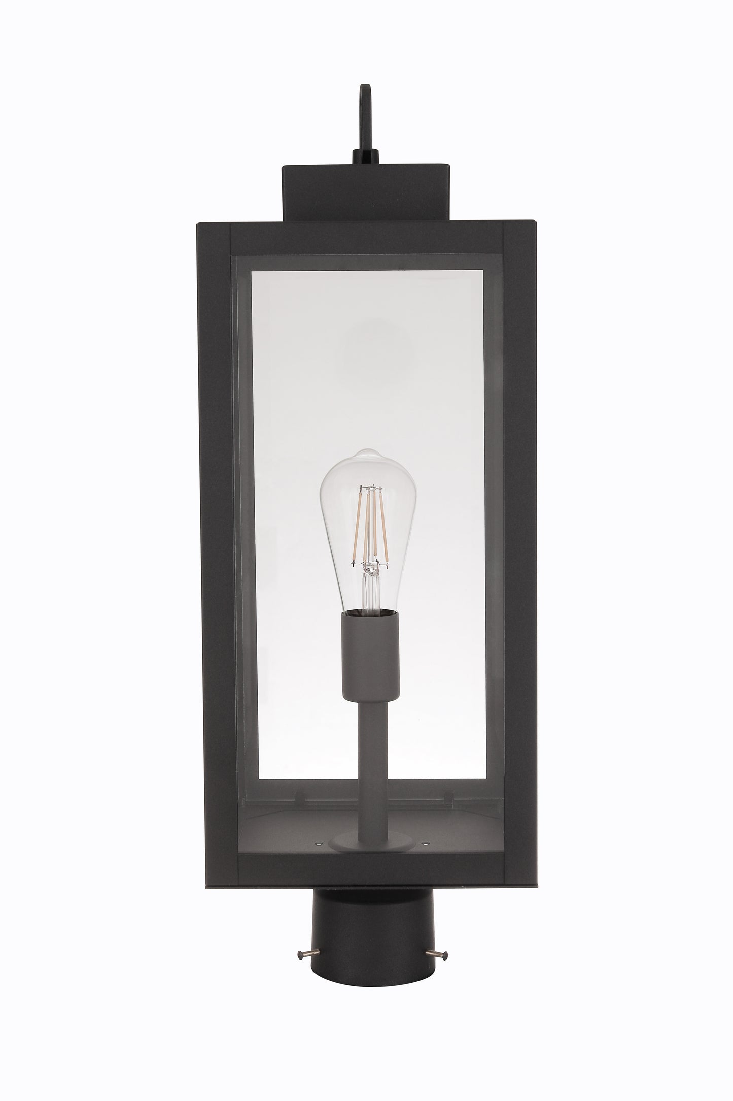 ZA6825-TB - Marin 1 Light 23" High Outdoor Post - Textured Black