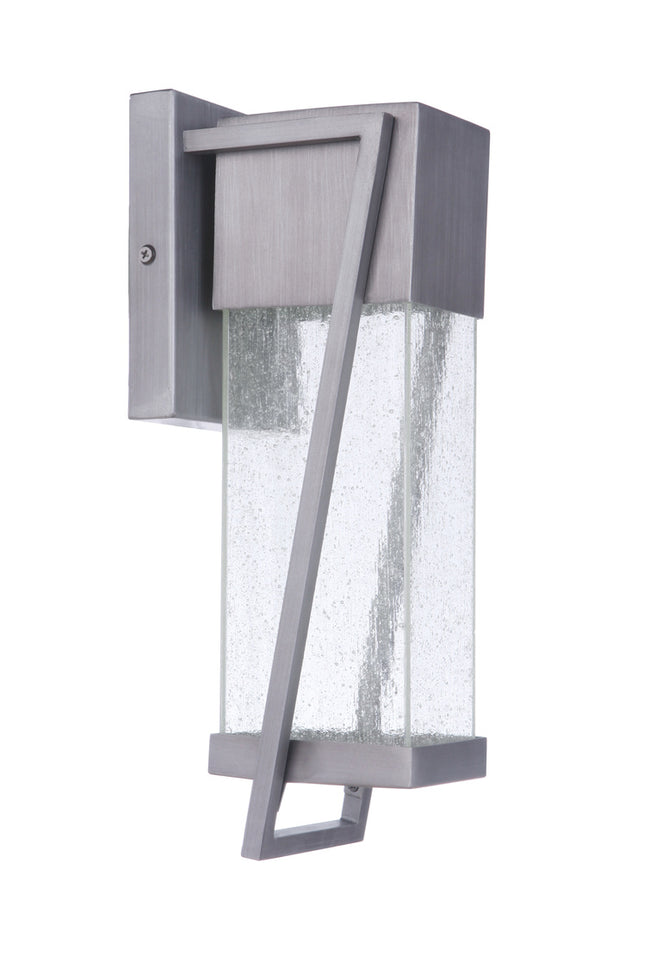 ZA4404-BT-LED - Bryce 1 Light 14" High Outdoor Wall Lantern - Brushed Titanium