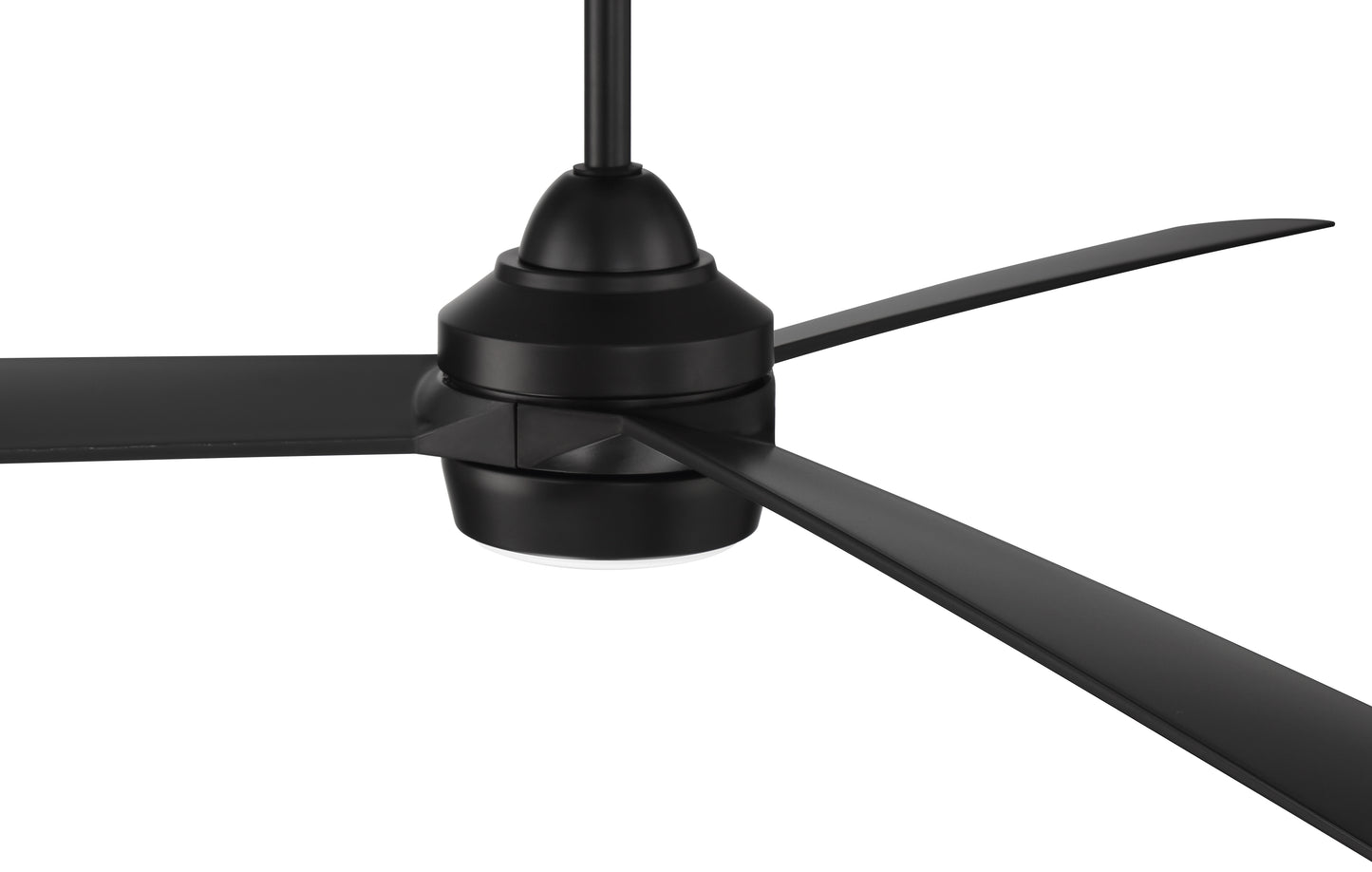 STL60FB3-NWF - Sterling 60" 3 Blade Indoor Outdoor Ceiling Fan with Light Kit - Flat Black