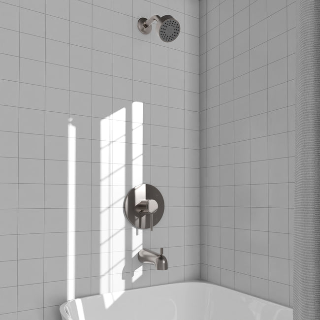 RBCN1-SHS-BN - Rubicon Elegant Shower System in Brushed Nickel