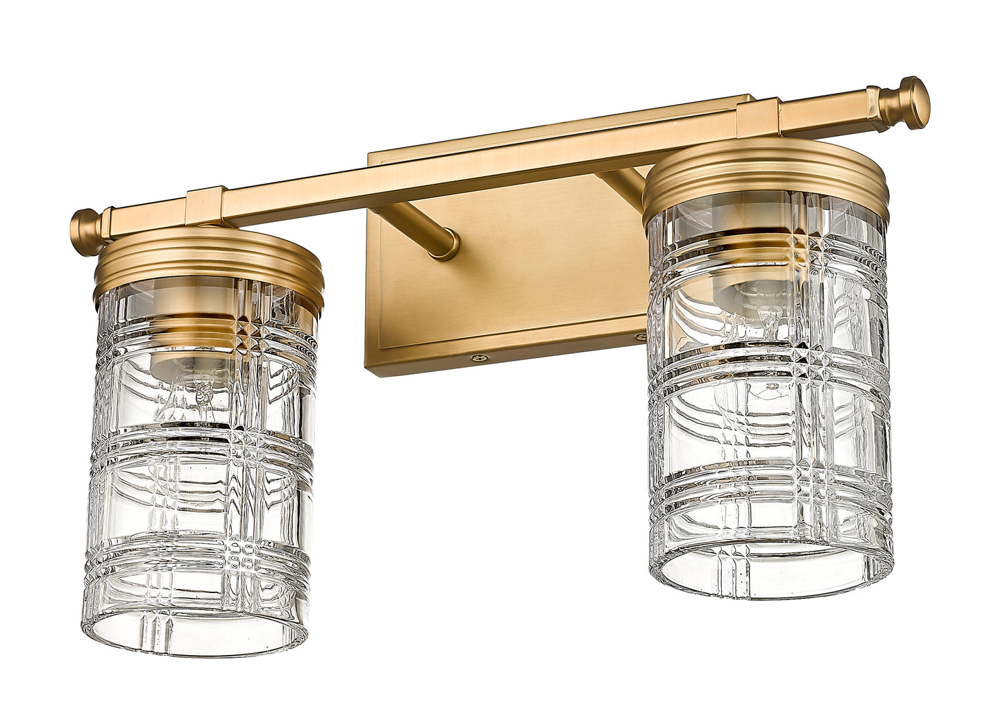 344-2V-HG - Archer 2 Light 18" Vanity - Heirloom Gold
