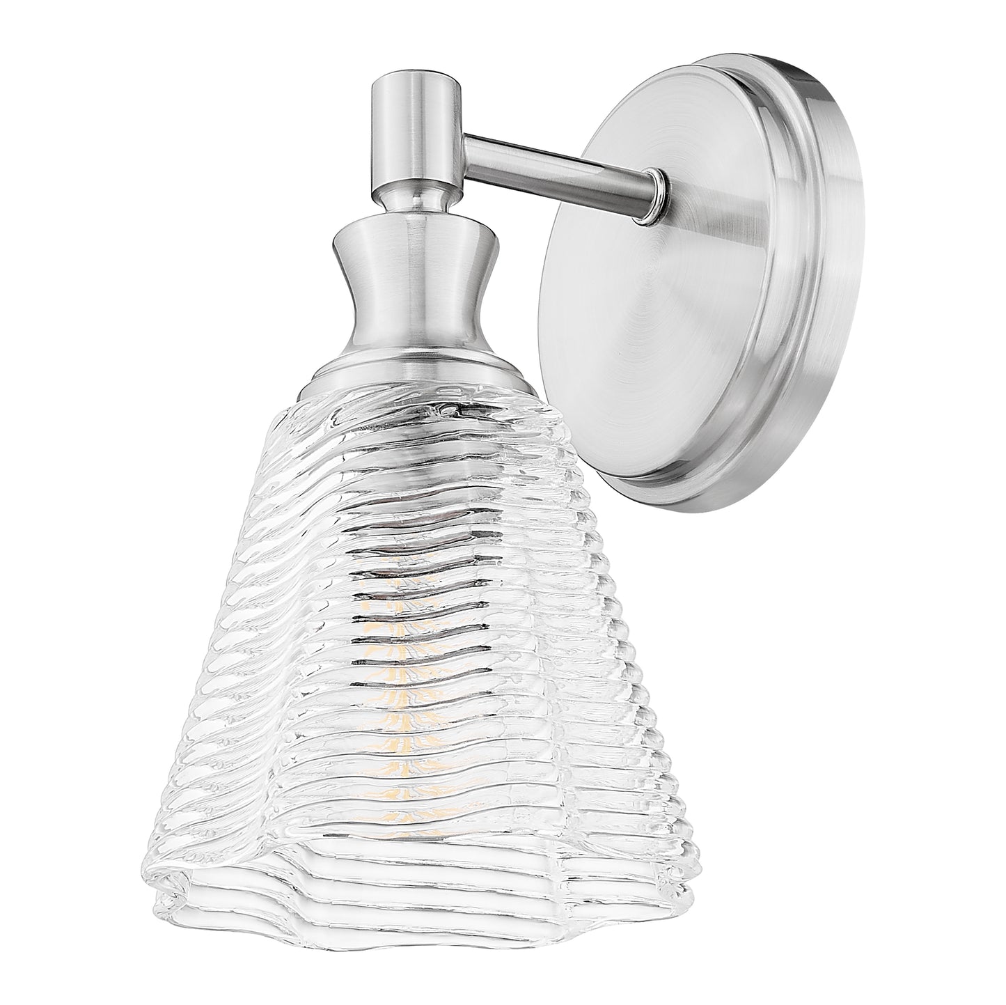 7704-1S-BN - Auden 1 Light Wall 10" Sconce - Brushed Nickel