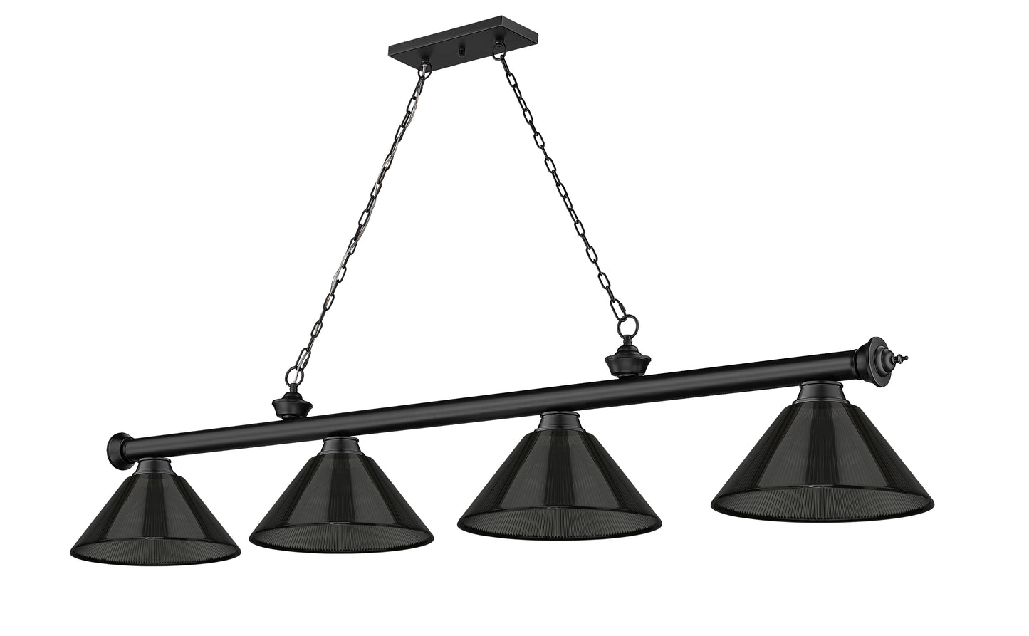 2306-4MB-ARS - Cordon 4 Light 81" Billiard - Matte Black