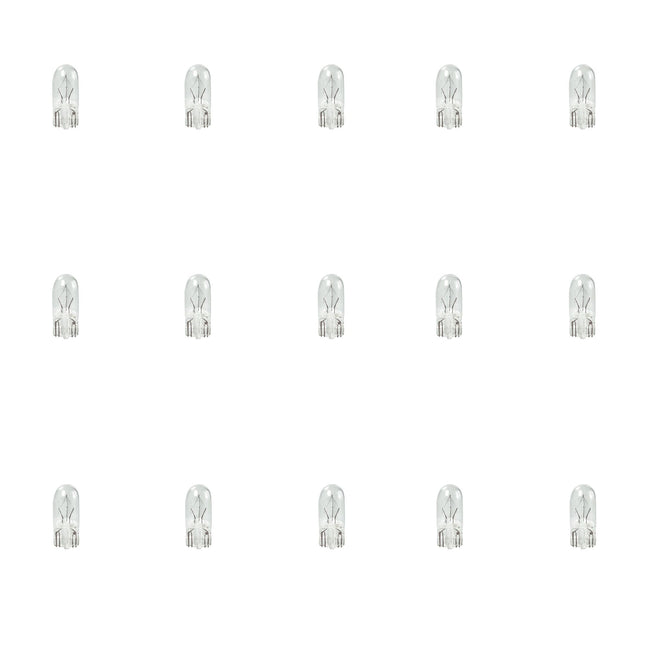 715503 - Dimmable Clear T3.25 Krypton/Xenon WEDGE Base Light Bulb - 3 Watt - 2800K - 15 Pack