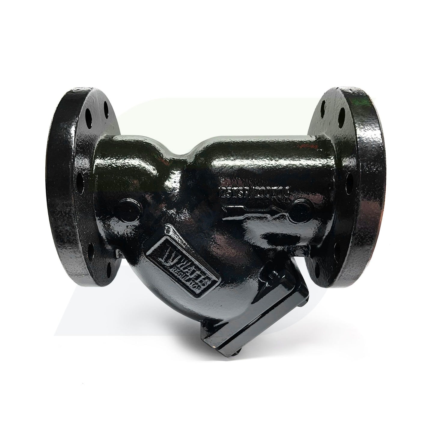 0825203 - 4" Cast Iron Wye Pattern Strainer, Flange, Tapped Retainer Cap, Closure Plug