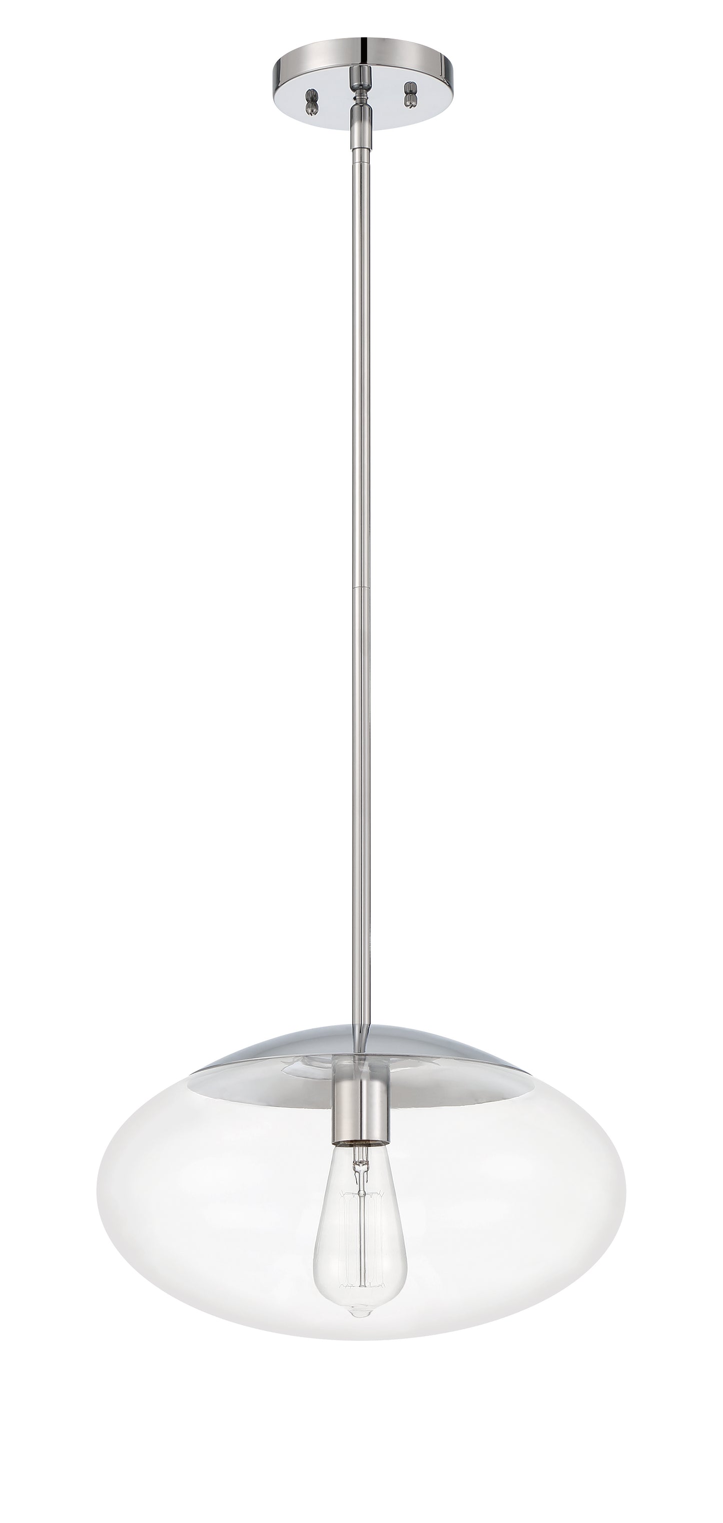 56894-CH - Gaze 1 Light 14" Wide Pendant - Chrome
