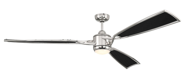 VIA72PLN3 - Viva 72" 3 Blade Ceiling Fan with Light Kit - Polished Nickel