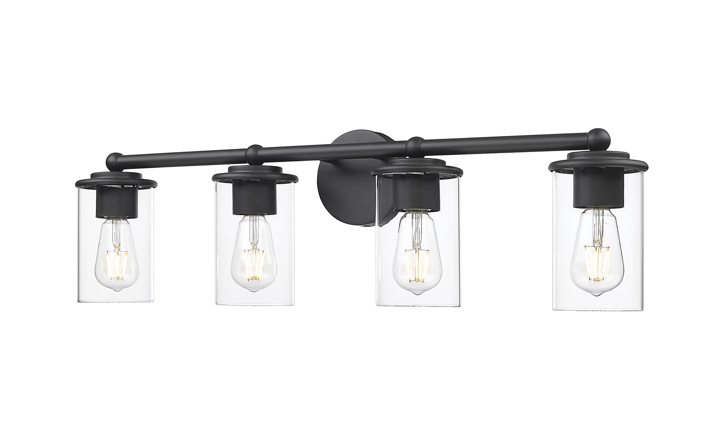742-4V-MB - Thayer 4 Light 31" Vanity - Matte Black