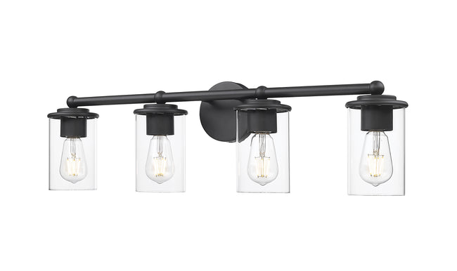 742-4V-MB - Thayer 4 Light 31" Vanity - Matte Black