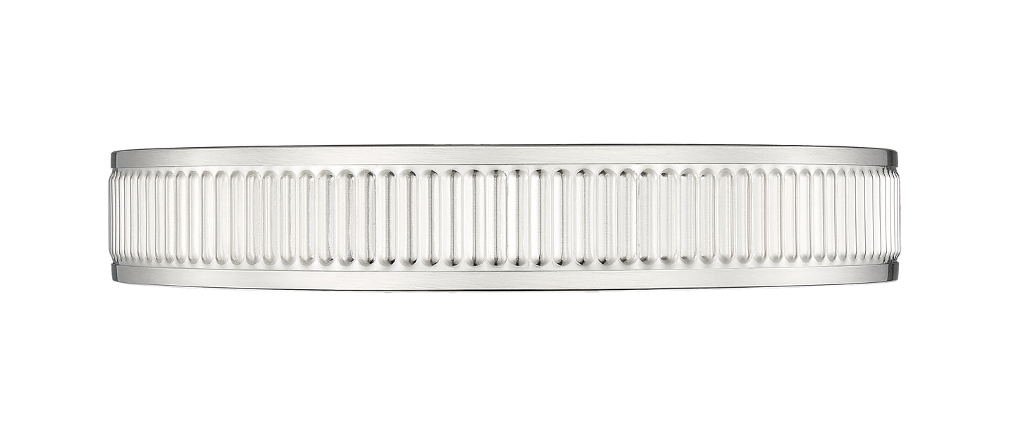 1013F16-BN-LED - Stari 1 Light Flush 17" Mount - Brushed Nickel