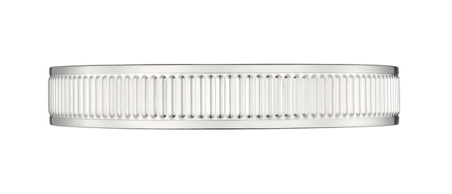 1013F16-BN-LED - Stari 1 Light Flush 17" Mount - Brushed Nickel