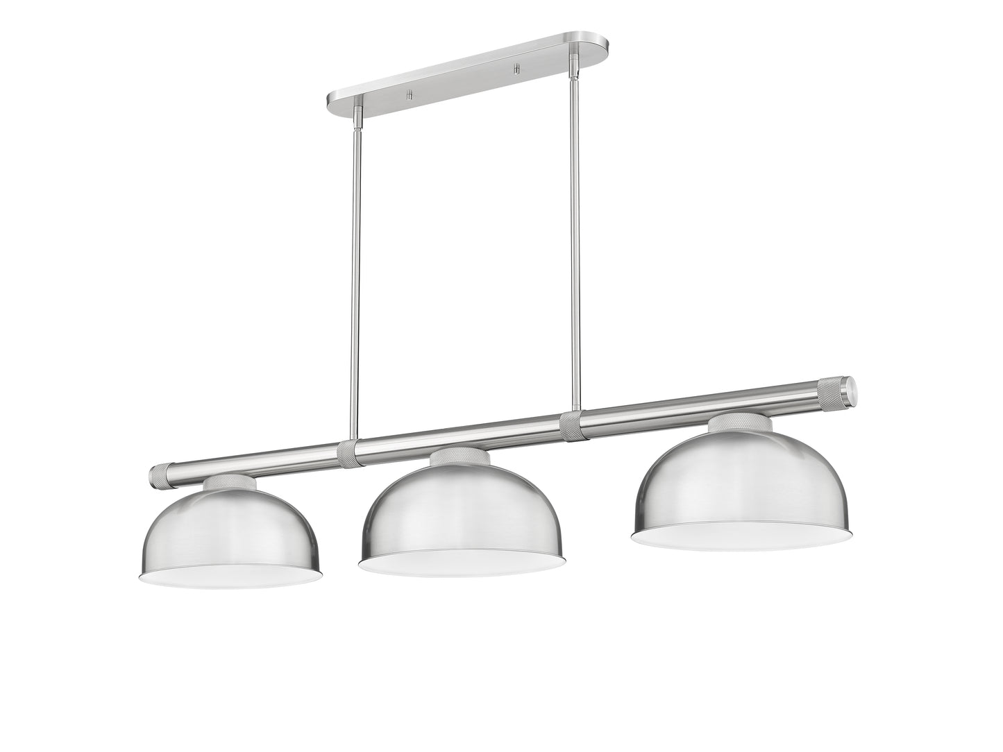 3050-3BN-D13BN - Vanguard 3 Light 58" Billiard - Brushed Nickel