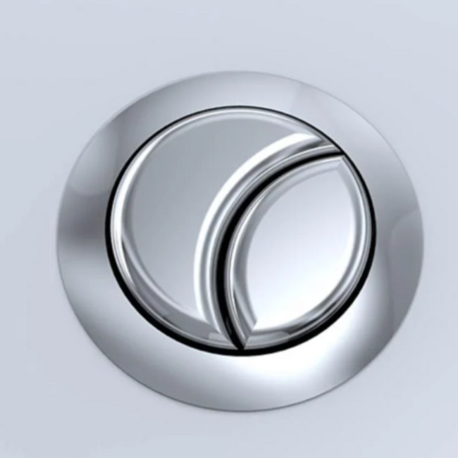 THU736#PN-A - Push Button Assembly for Aquia IV One-Piece Toilet - Cotton White