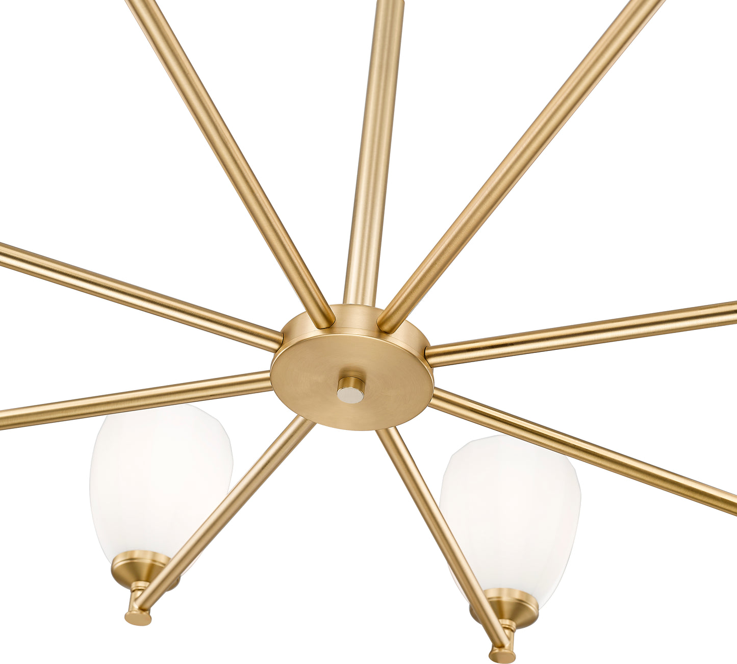 7004-8MGLD - Oren 8 Light 42" Chandelier - Modern Gold