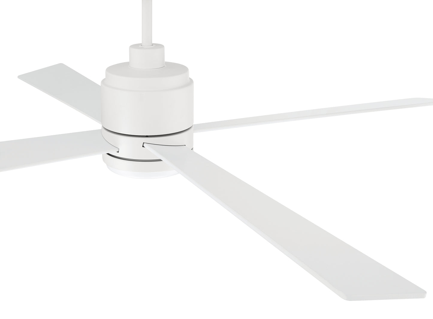 MCY60W4 - McCoy 60" 4-blade ceiling fan with 2-wire HW wall control 60" 4 Blade Ceiling Fan with Light Kit - White
