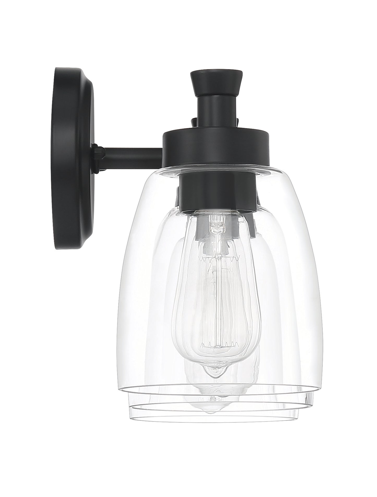 12724FB3 - Henning 3 Light 24" Wide Vanity Light - Flat Black