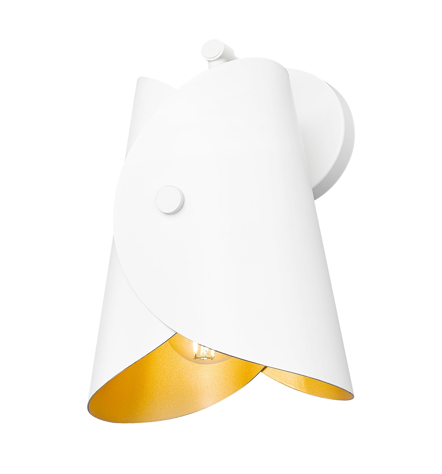 1951-1S-MW - Salone 1 Light Wall 12" Sconce - Matte White