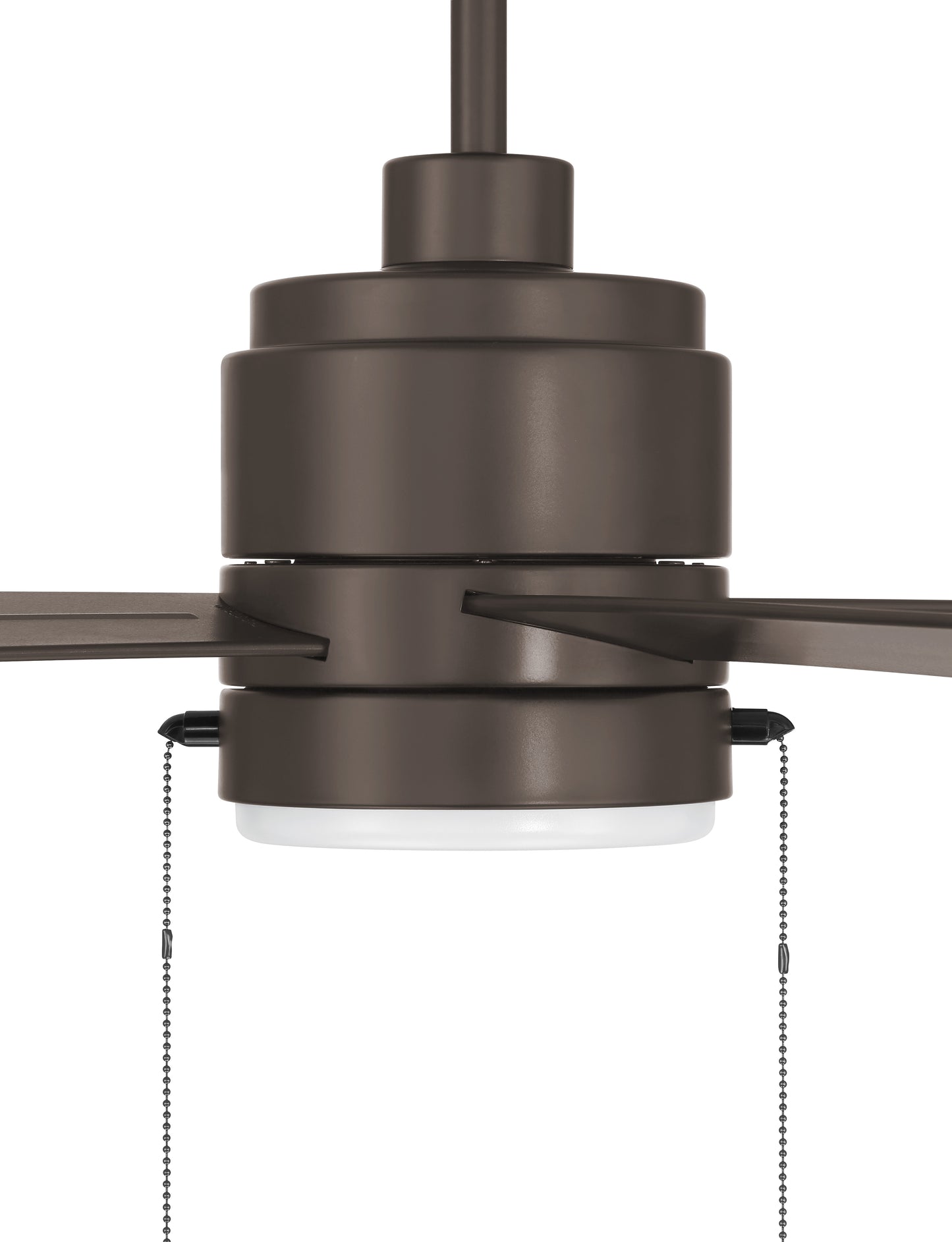 OMCY52CBZ4-PC - Outdoor McCoy 52 4 Blade with Pull Chains 52" 4 Blade Indoor Outdoor Ceiling Fan with Light Kit - Classic Bronze