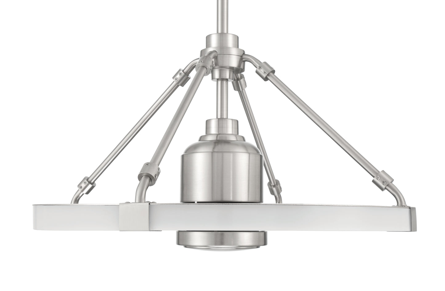 LVY24BNK4 - Levy 19" 4 Blade Ceiling Fan with Light Kit - Brushed Nickel