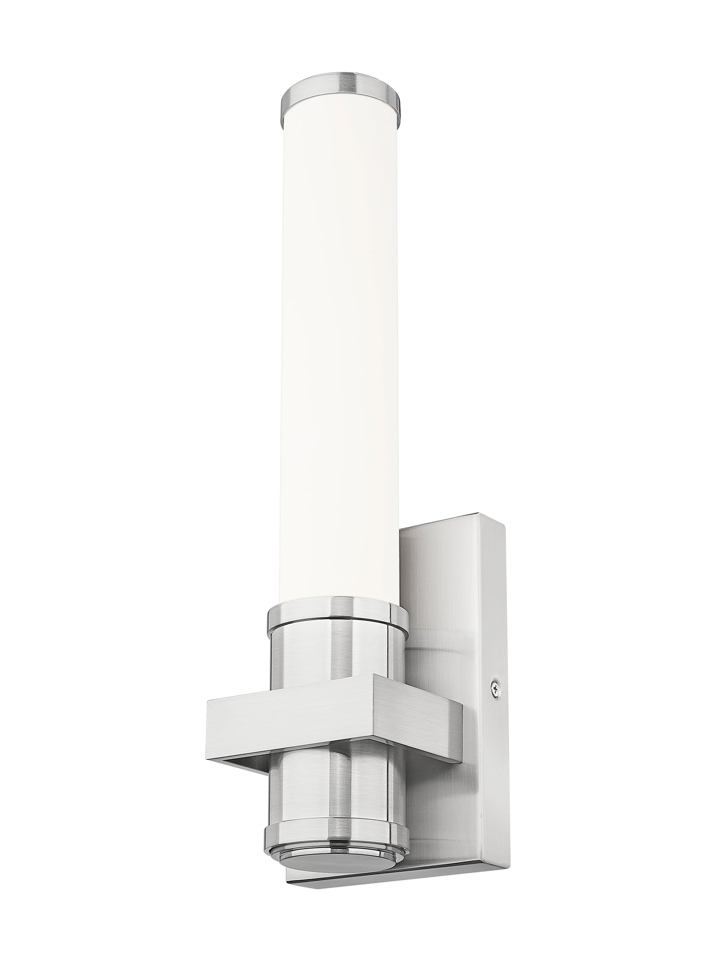 1019-1S-BN-LED - Idris 1 Light Wall 16" Sconce - Brushed Nickel
