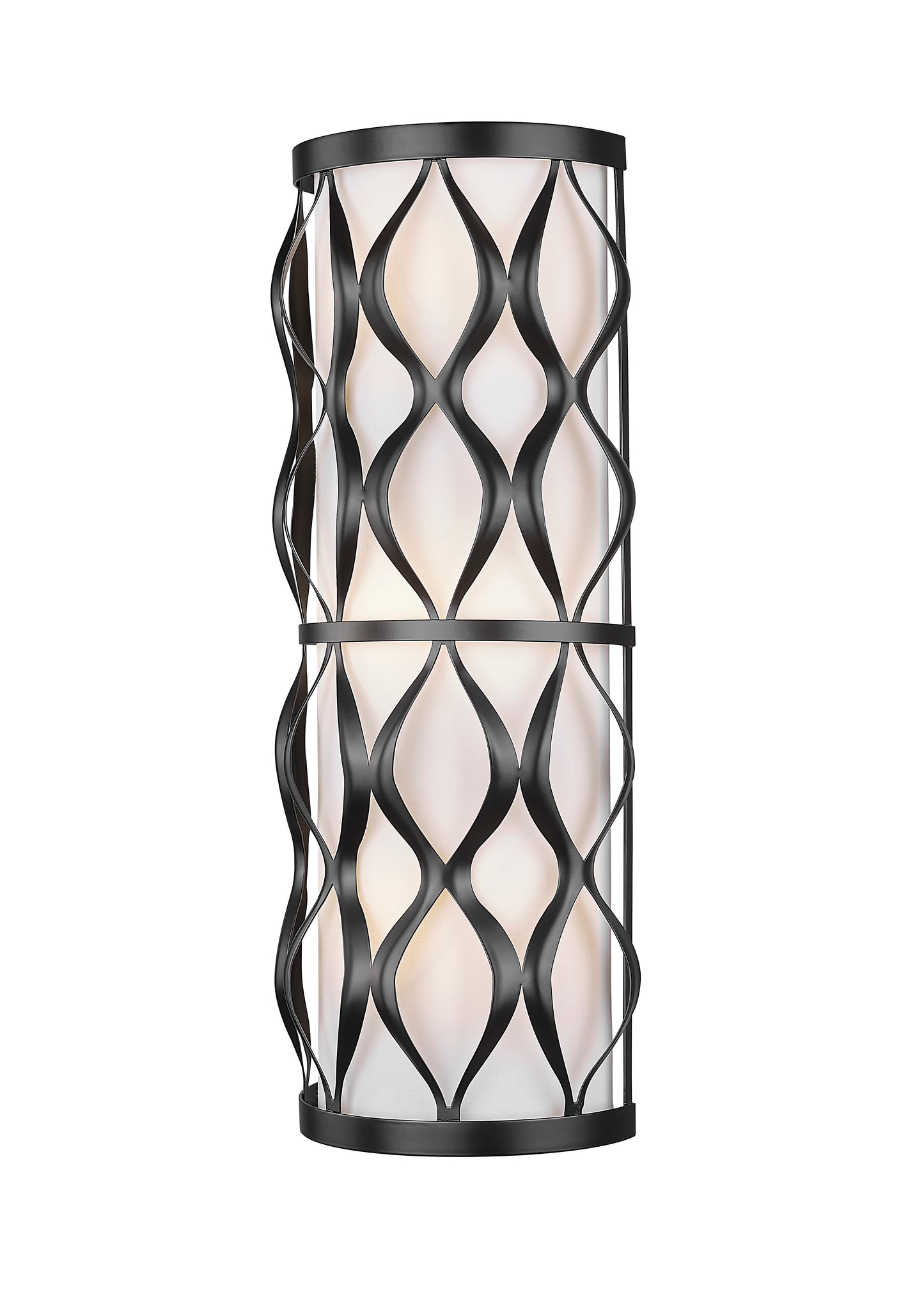 1948-3S-MB - Harden 3 Light Wall 22" Sconce - Matte Black