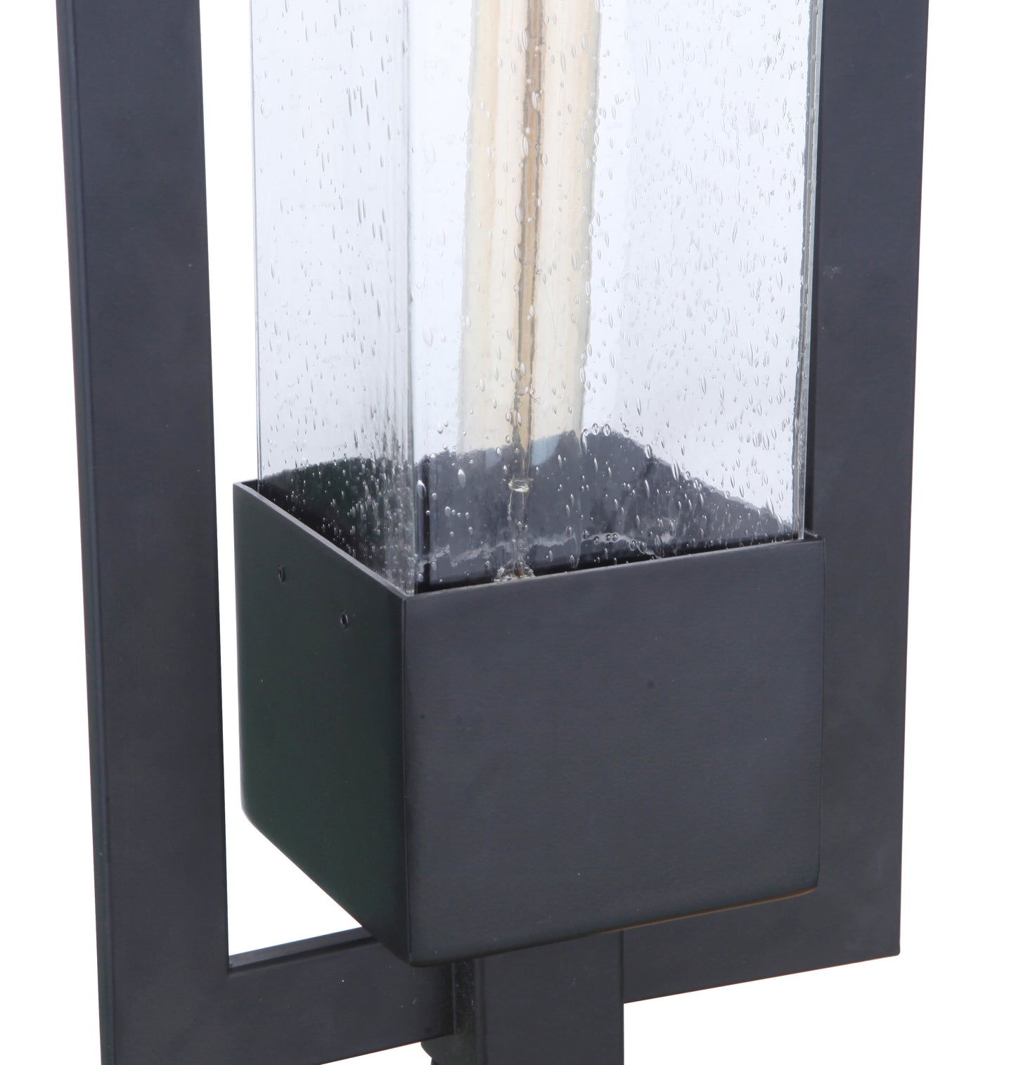 ZA4025-MN - Perimeter 1 Light 25" High Post Mount - Midnight
