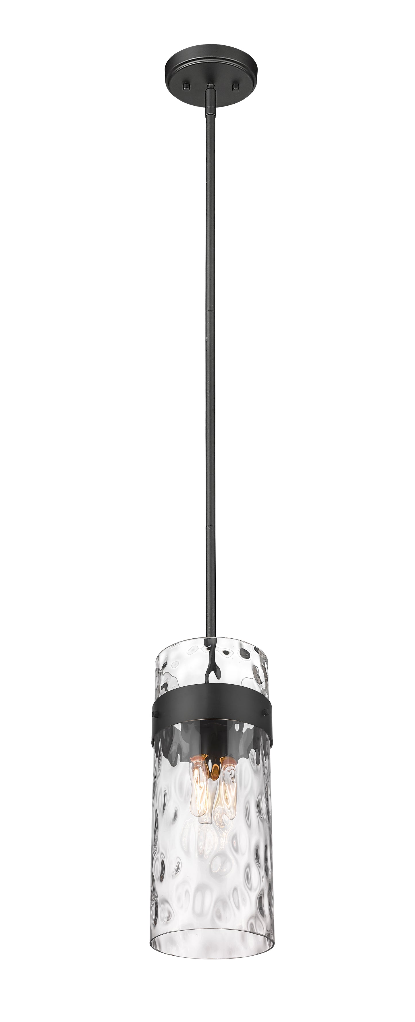 3035P9-MB - Fontaine 3 Light 9" Pendant - Matte Black