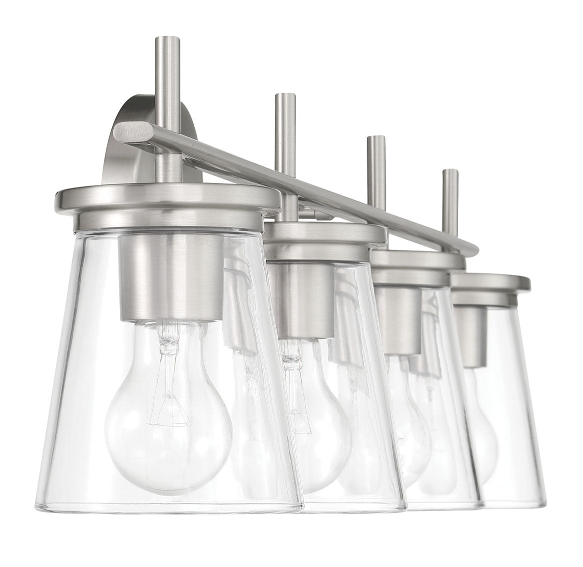60404-BNK - Connell 4 Light 30" Wide Vanity Light - Brushed Nickel