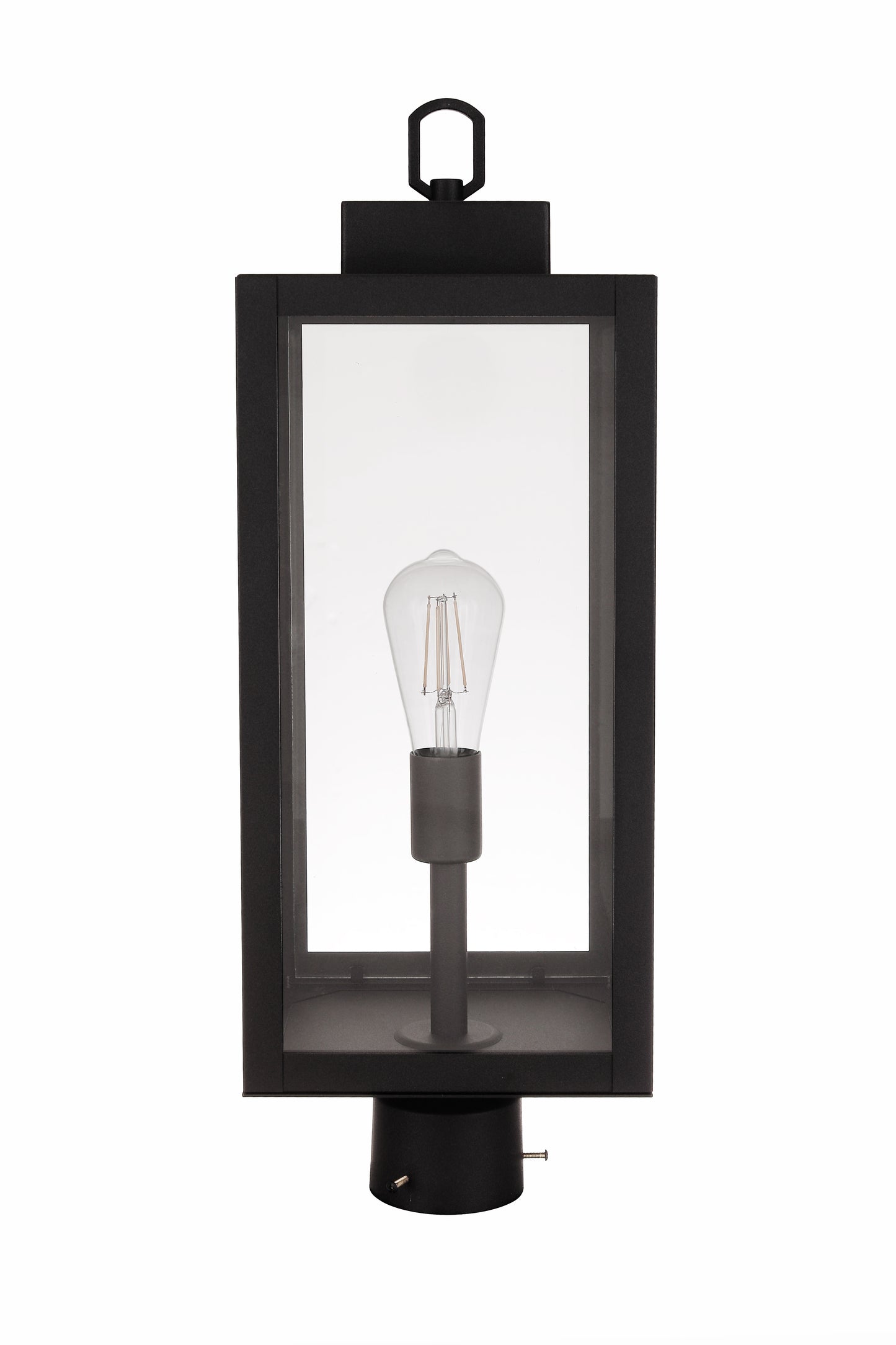 ZA6825-TB - Marin 1 Light 23" High Outdoor Post - Textured Black