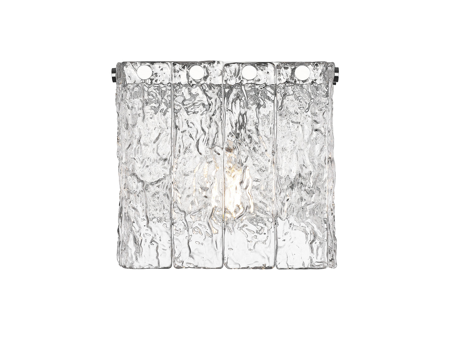 1943-1S-CH - Glacier 1 Light Wall 7" Sconce - Chrome