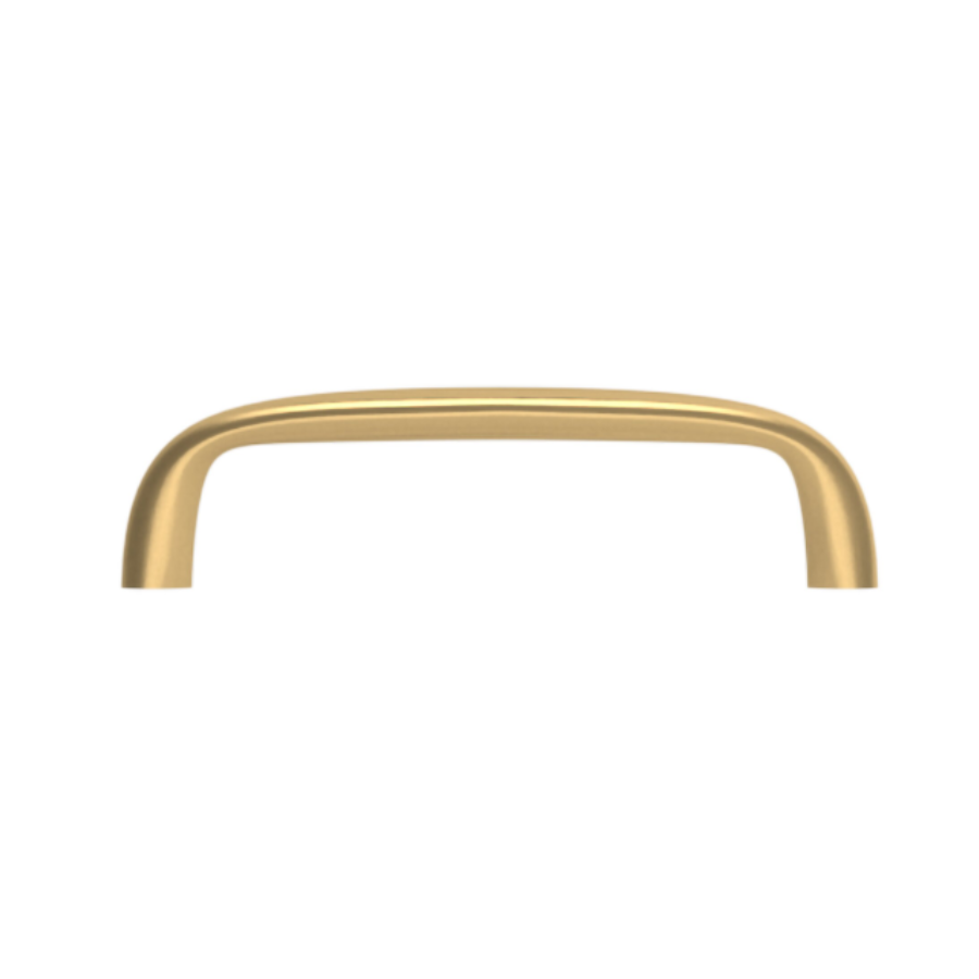 4480044 - 4" Centers - Oval Pull - Satin Brass