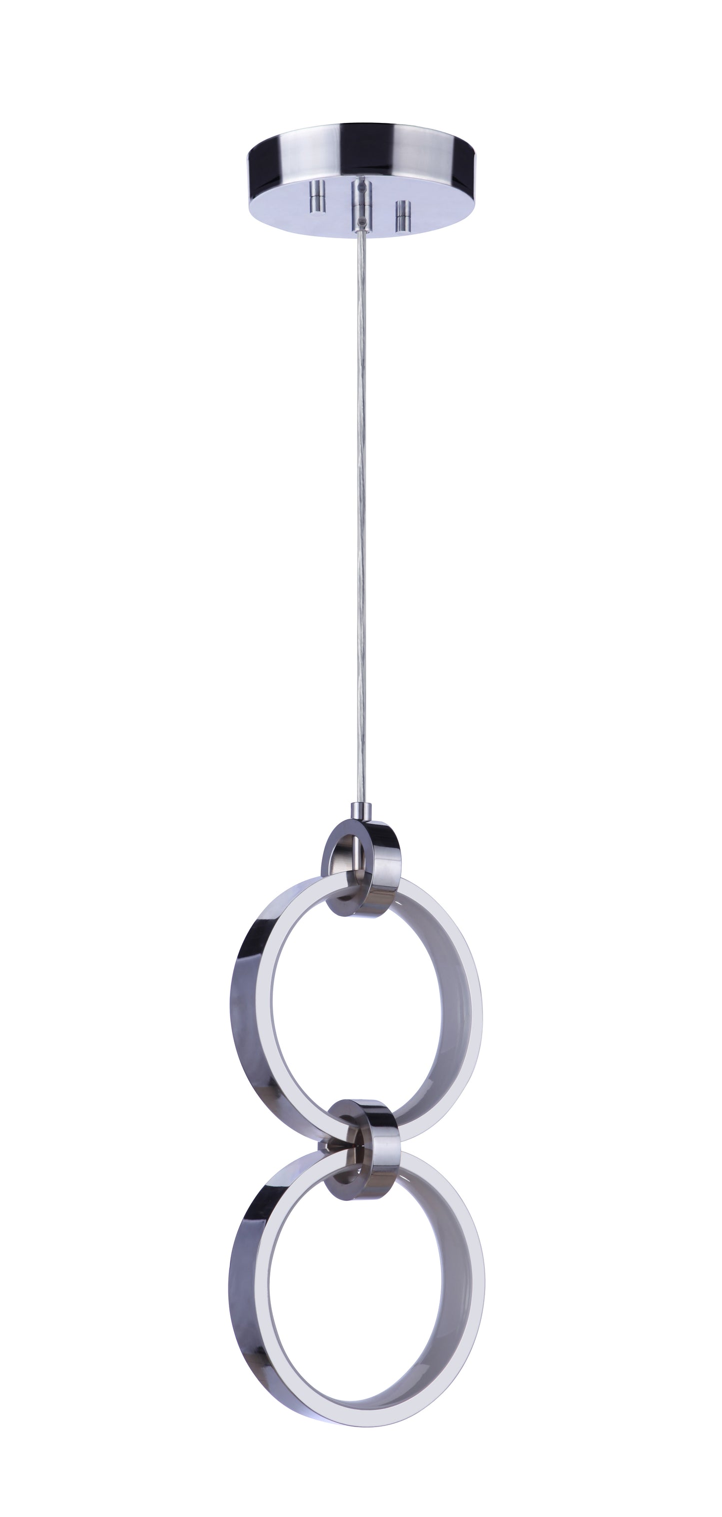 59392-CH-LED - Context 2 Light 5.13" Wide Pendant - Chrome