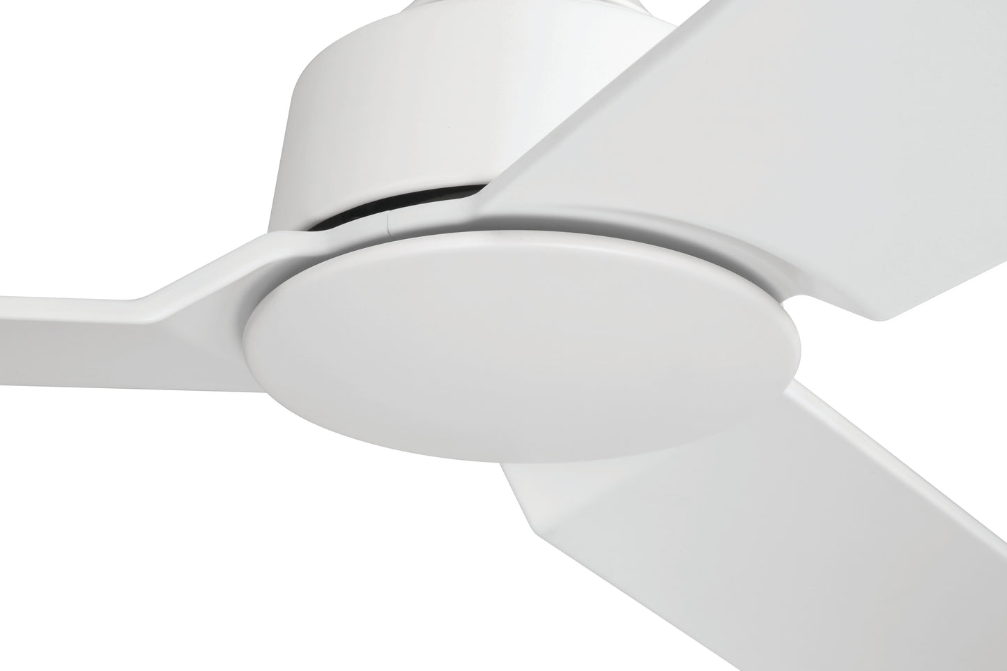 CHM52W3 - Charming 52" 3-Blade Indoor/Outdoor Damp Rated Ceiling Fan 52" 3 Blade Indoor Outdoor Ceiling Fan with Light Kit - White