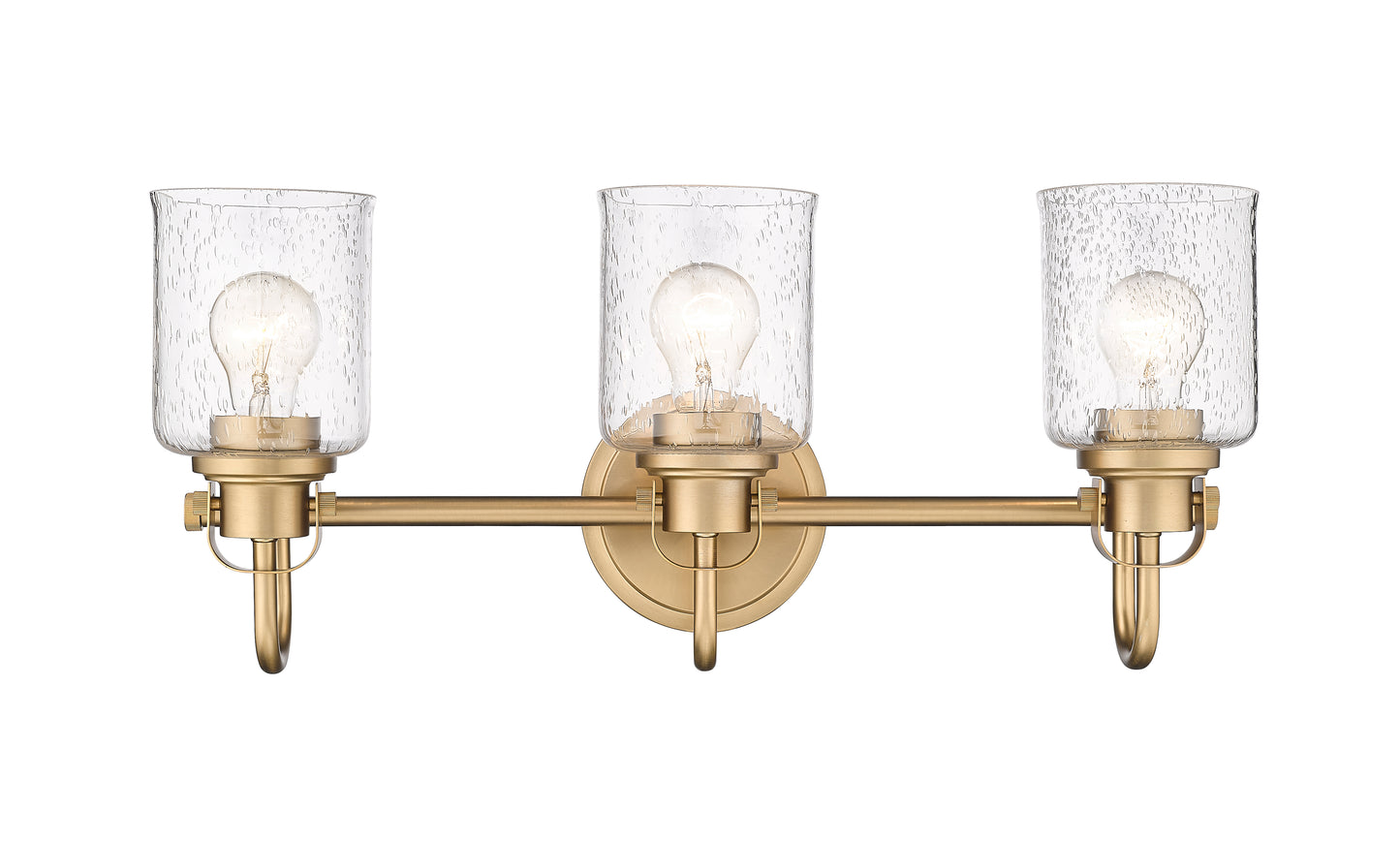 340-3V-HG - Kinsley 3 Light 22" Vanity - Heirloom Gold