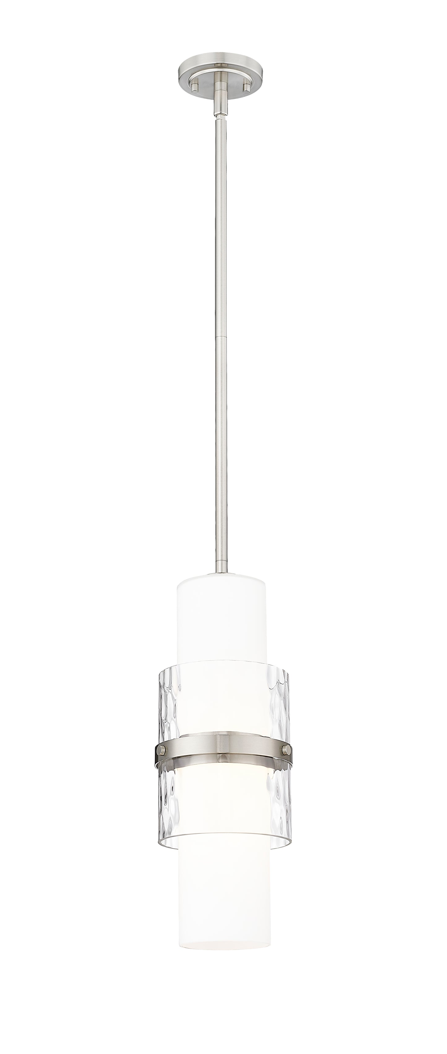 1946P-ROD-BN - Cayden 1 Light 6" Pendant - Brushed Nickel