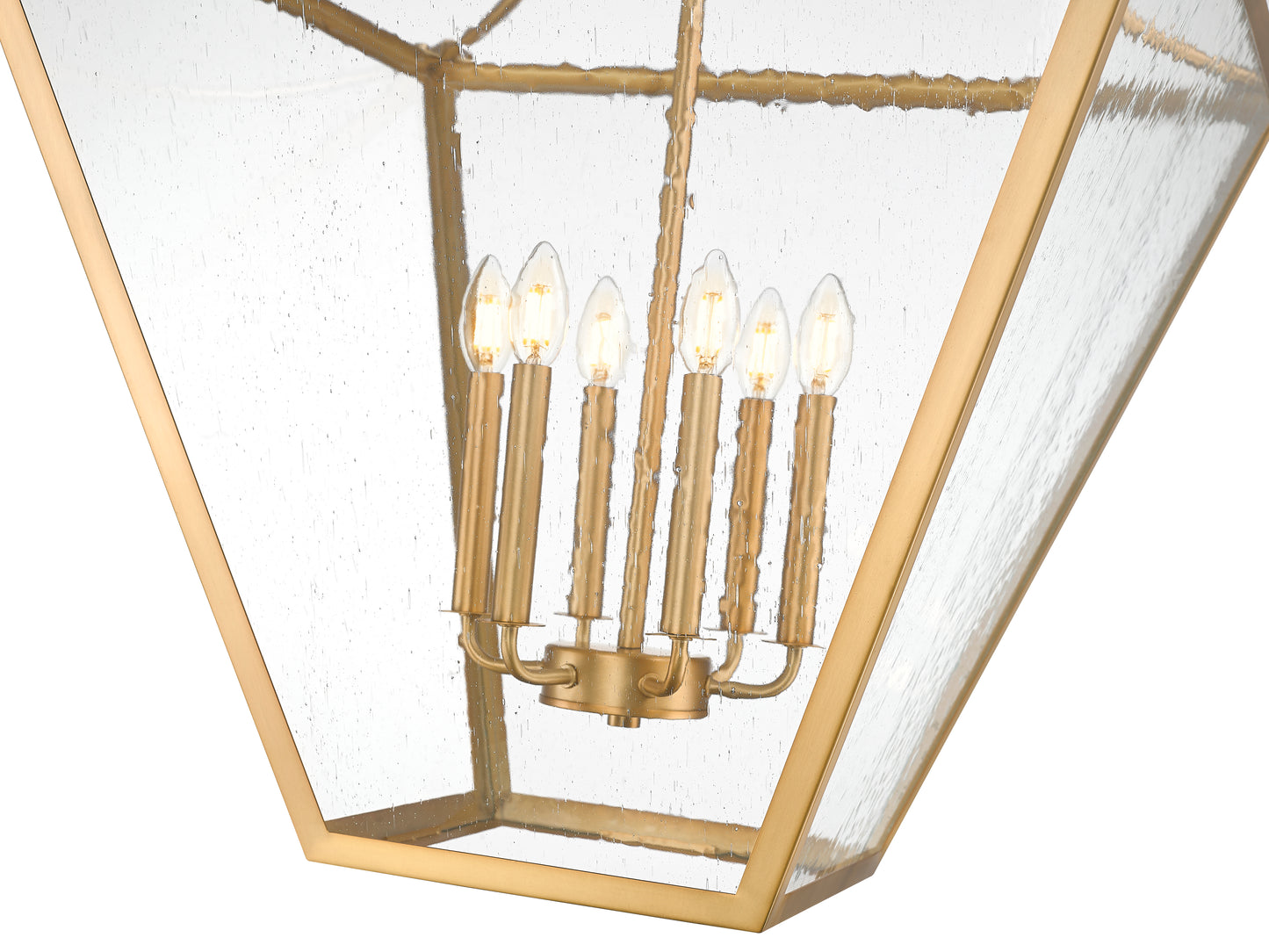 1961-6RB - Montalcino 6 Light 26" Chandelier - Rubbed Brass