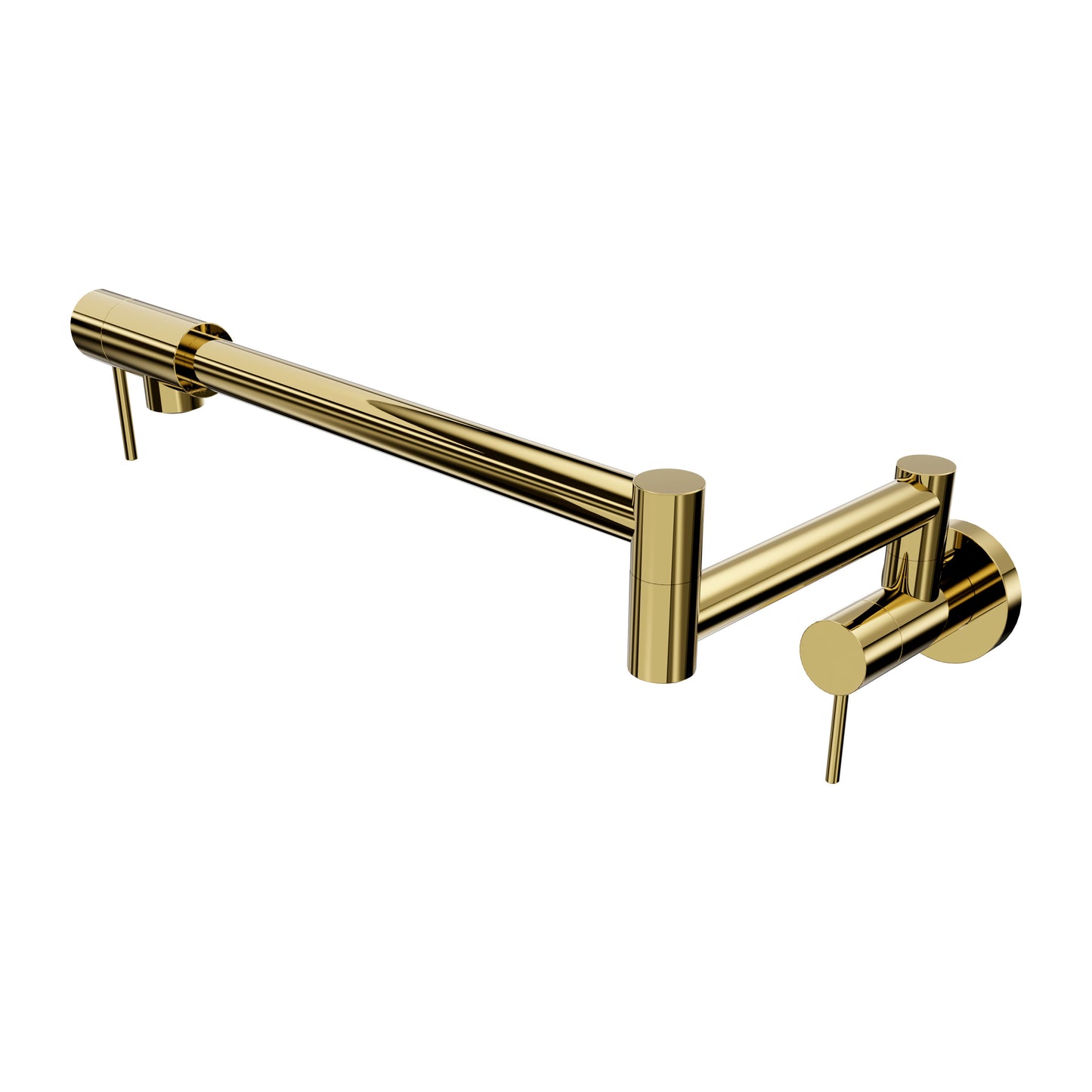 GEM-FPF-PG - Gemini Pot Filler in Polished Gold