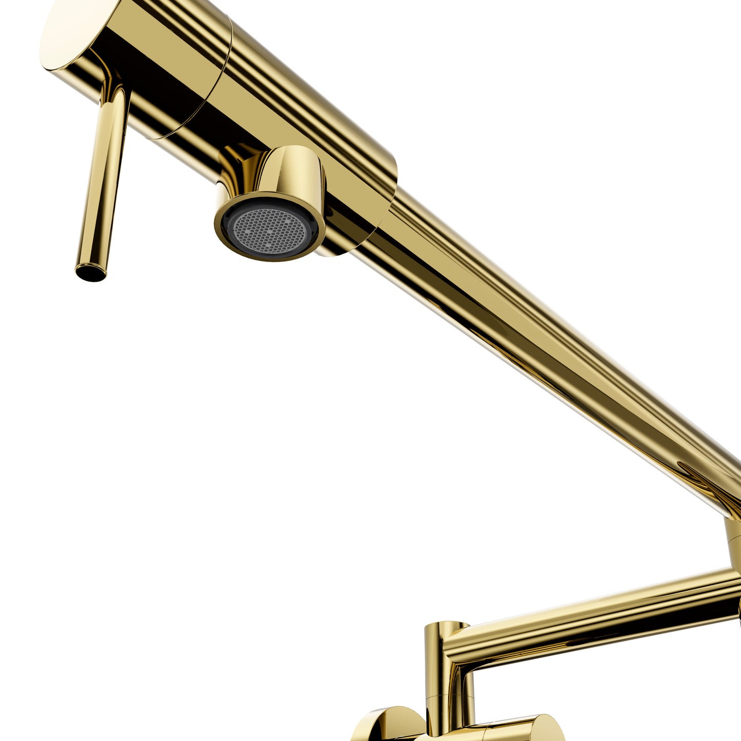 GEM-FPF-PG - Gemini Pot Filler in Polished Gold