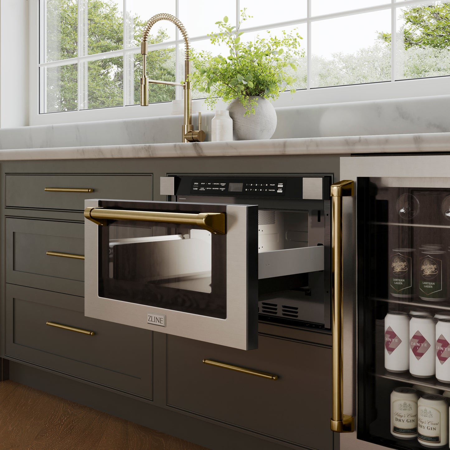 SRA-KF-CB - Sierra Kitchen Faucet in Champagne Bronze