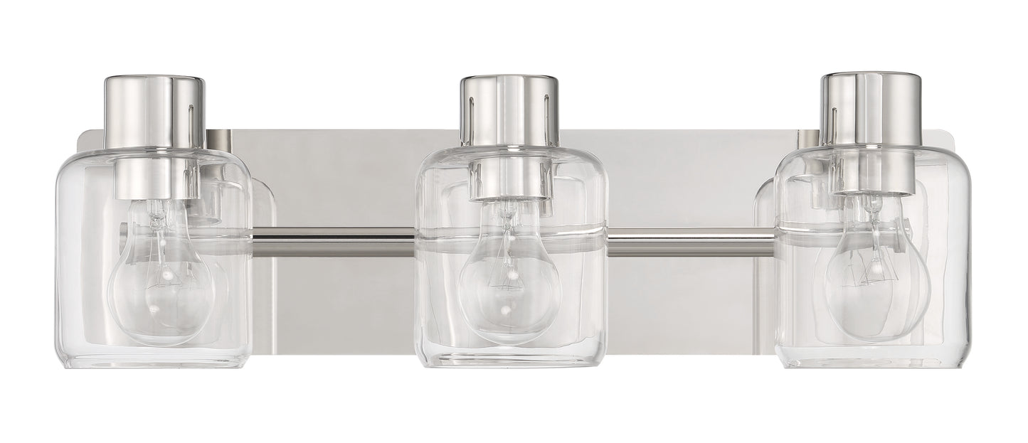 17720PLN3 - Rori 3 Light 20" Wide Vanity Light - Polished Nickel