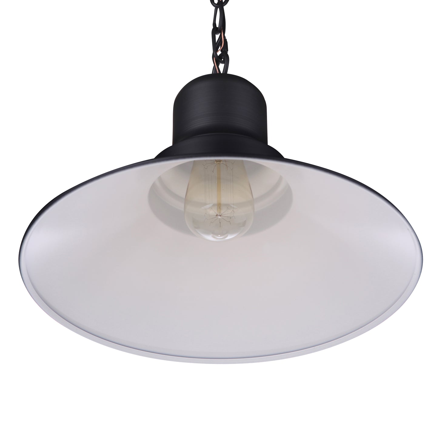 ZA5411-MN - Singleton 1 Light 14" Wide Outdoor Pendant - Midnight
