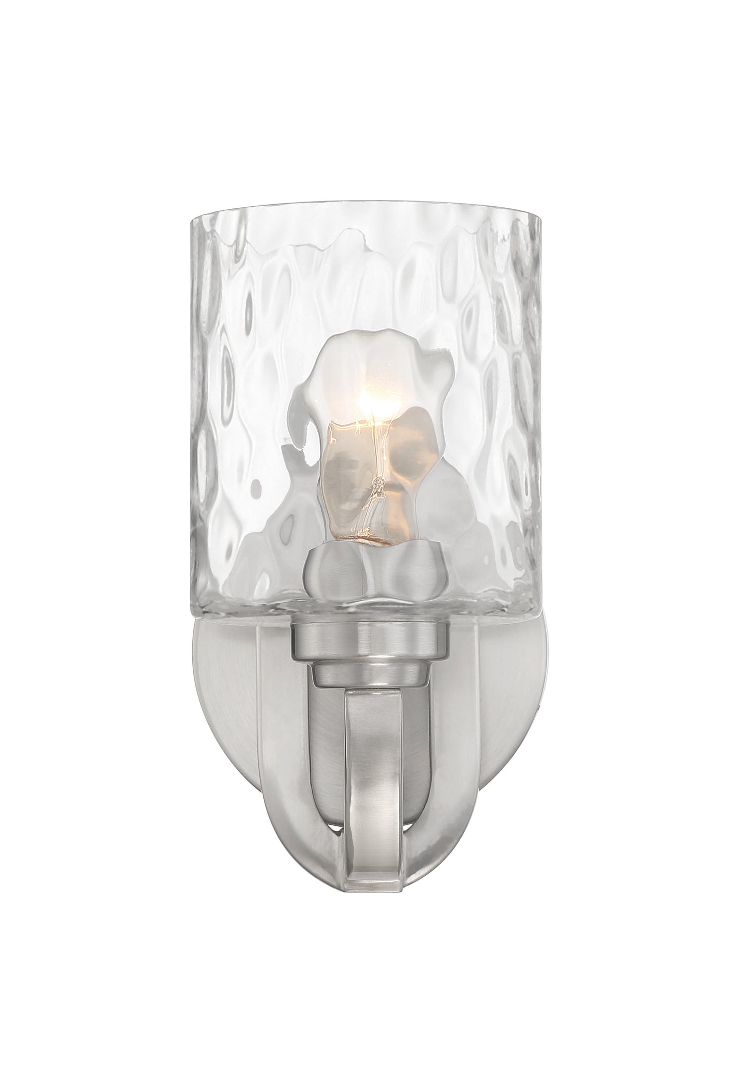 54261-BNK - Collins 1 Light 9" High Wall Sconce - Brushed Nickel