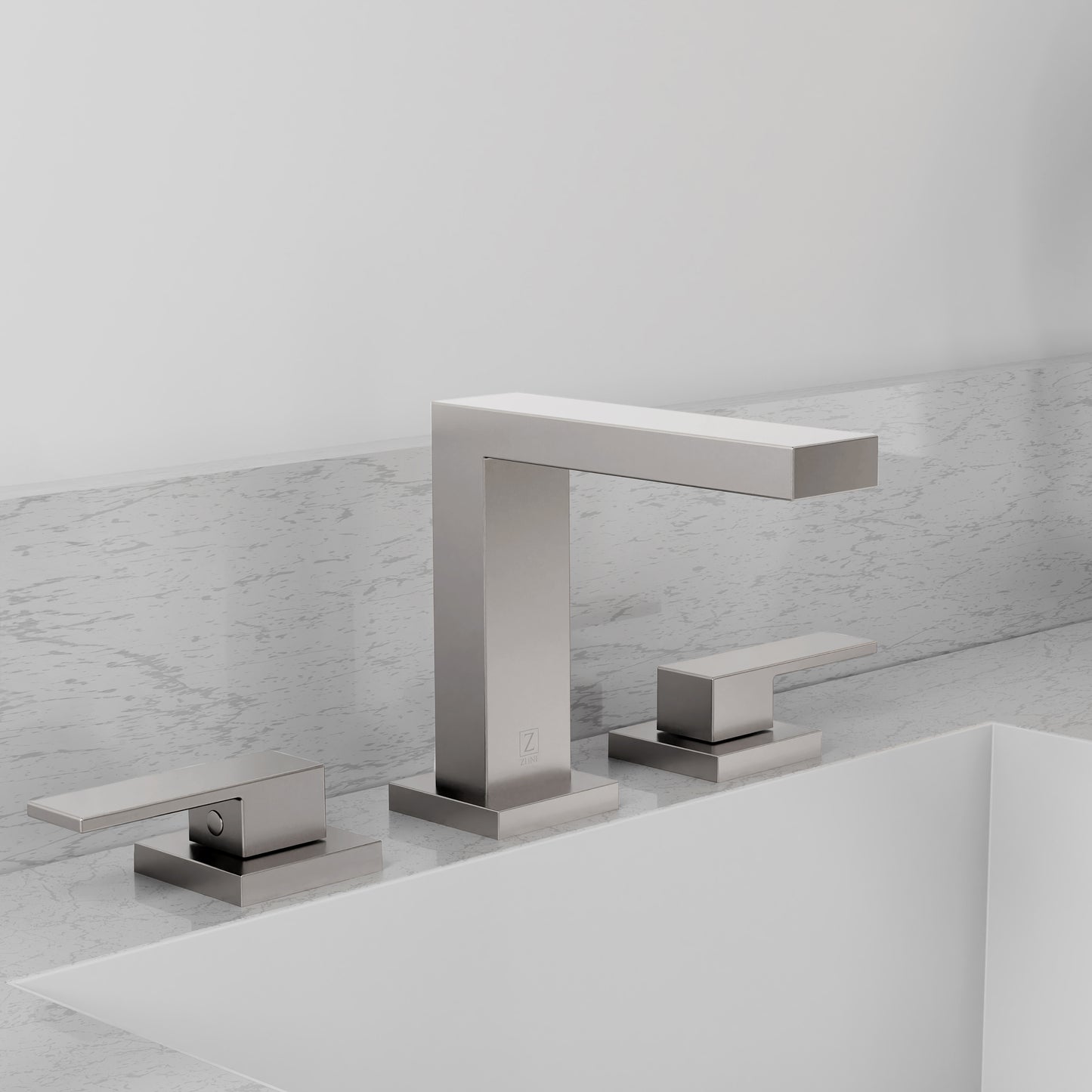 RBCN3-BF-BN - Rubicon Modern Widespread Bath Faucet in Brushed Nickel