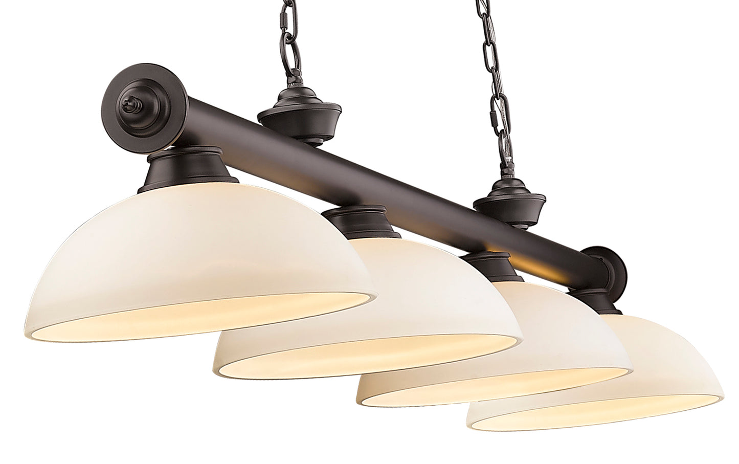 2306-4BRZ-DMO14 - Cordon 4 Light 81" Billiard - Bronze