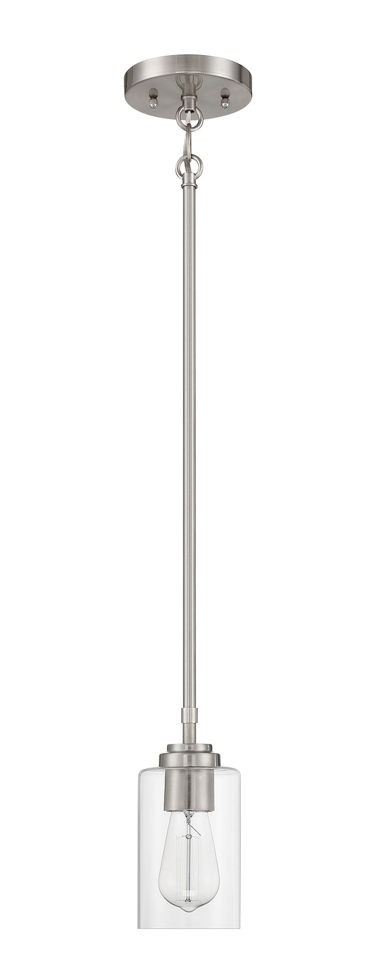 56091-BNK - Stowe 1 Light 5.13" Wide Mini Pendant - Brushed Nickel