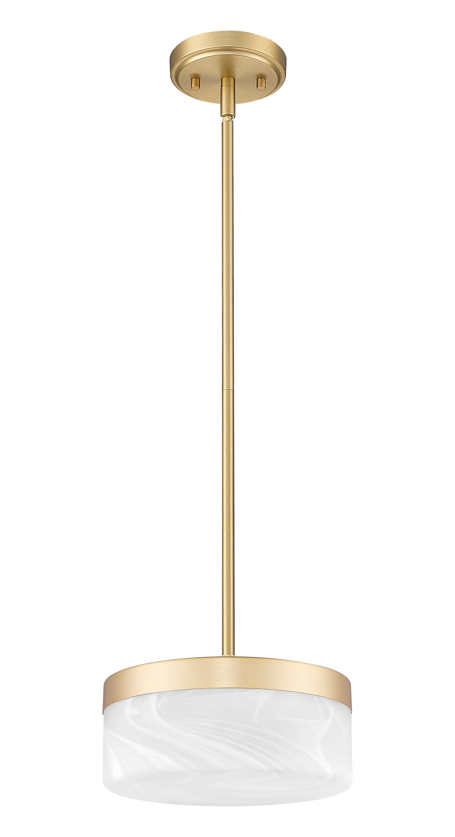 827P9-MGLD-LED - Renaud 1 Light 9" Pendant - Modern Gold